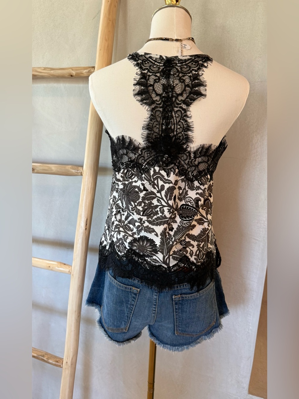 Gold Hawk Silk Cami - Picture 8 of 10